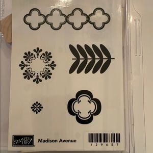 JUST IN Madison Avenue rubber stamp set